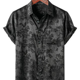 Brian Men's Short Sleeve Floral Shirt