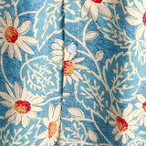 Men's Blue Hawaiian Shirt with Floral Pattern