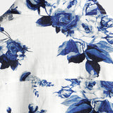 White Men's Hawaiian Shirt with White Lapel Collar