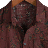 Men's Boho Retro Floral Shirt