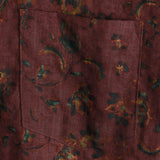 Men's Boho Retro Floral Shirt