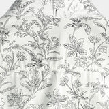 White Men's Summer Hawaiian Floral Shirt