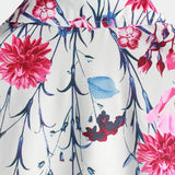 Neil Men's Floral Short Sleeve Shirt – White