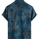 Brian Men's Short Sleeve Shirt – Blue