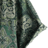 Gary Men's Retro Paisley Short Sleeve Shirt – Green