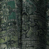 Gary Men's Retro Paisley Short Sleeve Shirt – Green