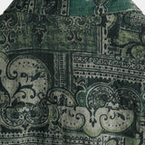Gary Men's Retro Paisley Short Sleeve Shirt – Green