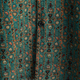 Men's Green Paisley Shirt in 70s Style