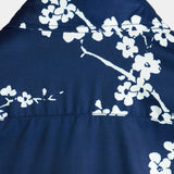 Navy Men's Vintage Floral Shirt
