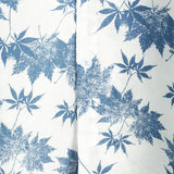 Stuart Men's Short Sleeve Shirt with Maple Leaves – White