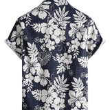 Men's Navy Vintage Island Floral Shirt