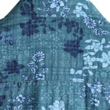 Gordon Retro Men's Short Sleeve Shirt with Flowers and Chest Pocket – Blue