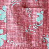 Men's Hawaiian Shirt with Red Flowers