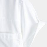Bruce Men's Short Sleeve Shirt with Chest Pocket – White