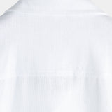Bruce Men's Short Sleeve Shirt with Chest Pocket – White