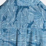Howard Men's Short Sleeve Hawaiian Shirt with Shark Print – Blue