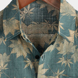 Men's Navy Maple Leaf Shirt