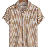 Douglas Men's Short Sleeve Shirt – Khaki