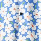 Light Blue Men's Floral Shirt