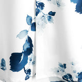 White Men's Short Sleeve Floral Shirt