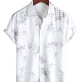 Gordon Men's Floral Short Sleeve Shirt – White