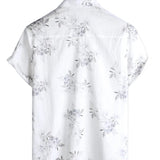 Gordon Men's Floral Short Sleeve Shirt – White