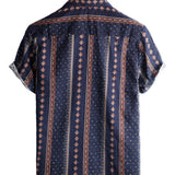 Men's Striped Retro Shirt in 70s Style
