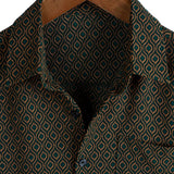 Gerald Men's Retro Short Sleeve Shirt – Green