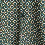 Men's Green Geometric Print Shirt