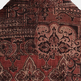 Brown Men's Western Paisley Shirt