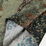 Men's Green Vintage Forest Print Shirt