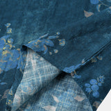 Men's Blue Watercolour Floral Shirt