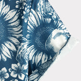 Gordon Men's Short Sleeve Hawaiian Shirt with Skull Print – Navy
