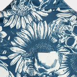 Gordon Men's Short Sleeve Hawaiian Shirt with Skull Print – Navy
