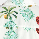 Douglas Men's Short Sleeve Hawaiian Shirt with Pineapple Print – White