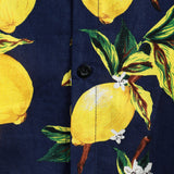 Barry Men's Hawaiian Short Sleeve Shirt with Limes