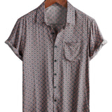 Dale Men's Short Sleeve Shirt – Grey