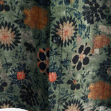 Ronald Retro Men's Short Sleeve Shirt with Flowers – Green