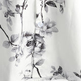 Men's White Hawaiian Shirt with Floral Print