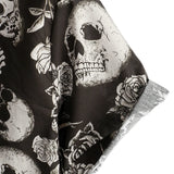 Russell Men's Pink Skulls and Flowers Short Sleeve Shirt – Brown