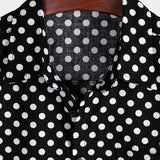 Men's Black Polka Dot Shirt