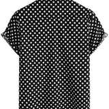 Men's Black Polka Dot Shirt