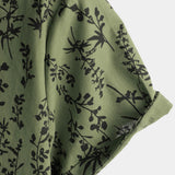 Men's Green Vintage Floral Shirt