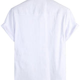 Gerald Men's Short Sleeve Shirt – White