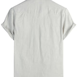Bruce Men's Short Sleeve Shirt – Grey