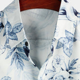 Men's Grey Skull Print Shirt