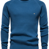 Men's Mesh Texture Sweater