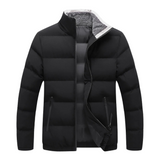 Men's Winter Jacket with Stand Collar