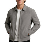 Men's Micro Suede Jacket – Grey