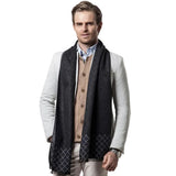 Lyle Men's Cashmere-Merino Scarf – Black